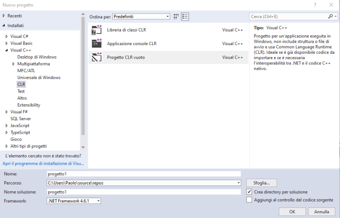 progetto C++