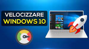 velocizzare windows 10